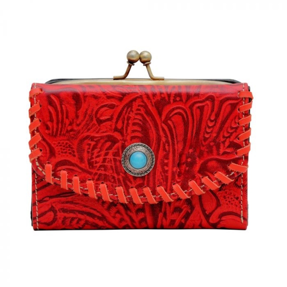 NWT Envy Red Leather Wallet